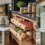 Discover 100 ways to style your Rustic Farmhouse Kitchen#kitchen #home#farmhousedecor.